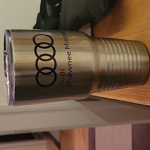 Audi large stainless water bottle
